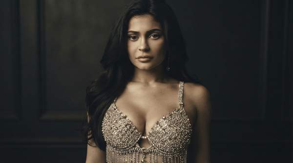 Editorial illustration for Kylie Jenner Debuts the $50 Million Fantasy Bra as Victoria's Secret Fashion Show Returns to Los Angeles
