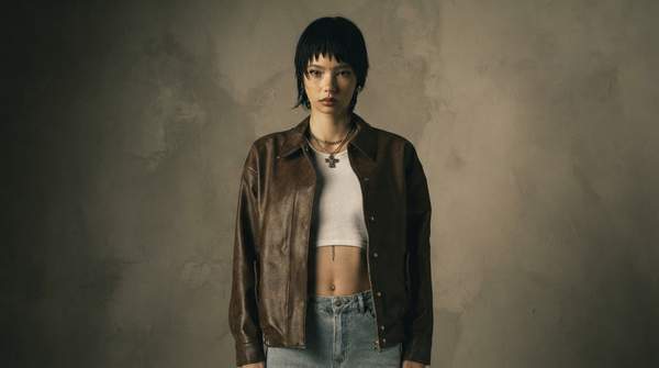 Editorial illustration for Vegan Leather Jackets: How PU, Piñatex and Apple Leather Actually Compare